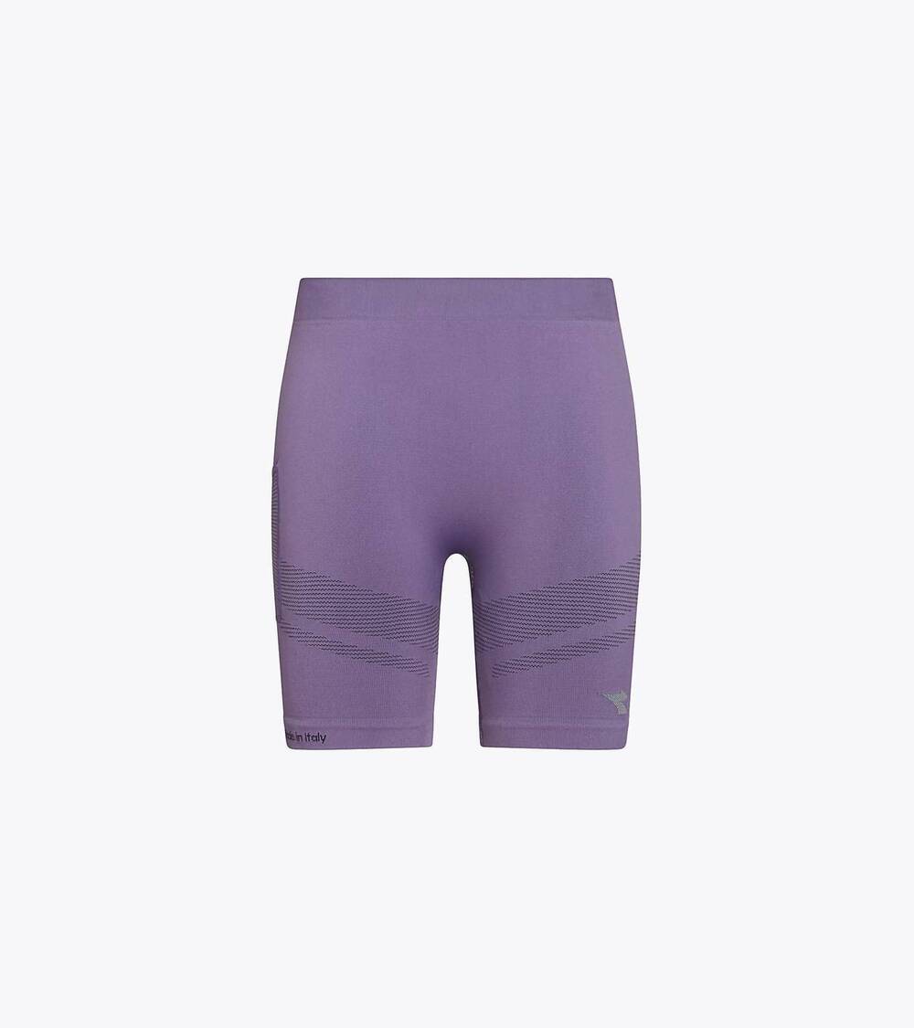 NEW DIADORA men's stratouno shorter in violet grape compote